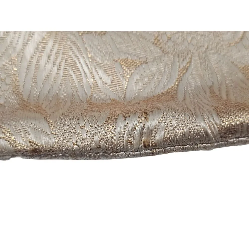 Vintage Mel-Ton Golden Brocade Folding Clutch with Kiss-Lock Clasp